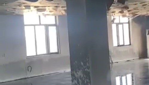 musta taziye evinde yangin cikti fOI6hUCz