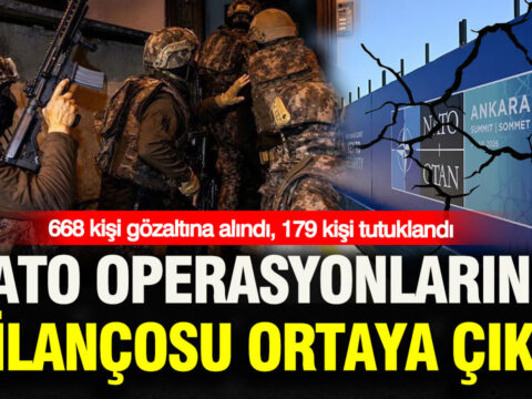 Nato operasyonlarinin bilancosu ortaya cikti 668 kisi gozaltina alindi 179 kisi tutuklandi S417AqNk